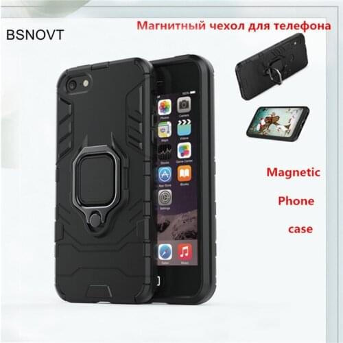 For Cover iPhone 5 Case Magnetic Finger Ring Bracket Hard Bumper Armor Anti-knock Phone Case For iPhone 5s Cover For iPhone 5 5S