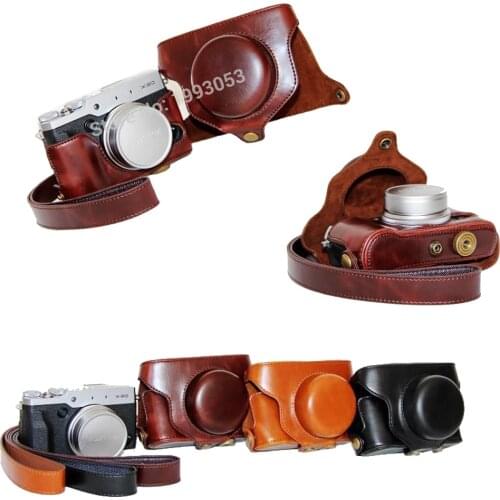 New Vintage Video Camera Case Bag for Fuji Fujifilm X30 Camera Cover Protector Bag With Strap