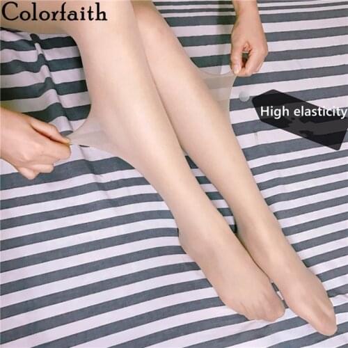 Colorfaith 2020 New Spring Woman Leggings Elasticity Fashionable Push Up Casual Thrilling Sexy Fitness Lady Jeggings Le803