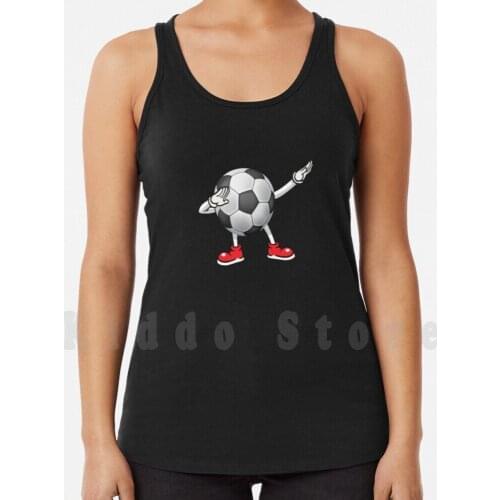 Dabbing Soccer Ball Tee Kids Boys Dab Dance Tank Tops Vest 100% Cotton Ball Fotoball Soccer Dabbing Toddlers