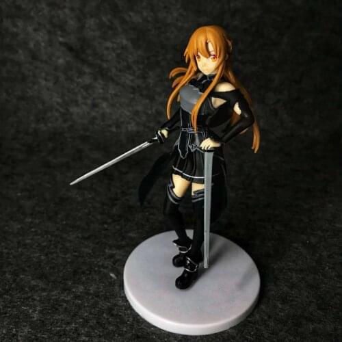 17CM Anime Figure SAO Sword Art Online Yuuki Asuna PVC Action Figure Collection Model Toys Gifts