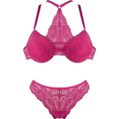 LOOK FOR YOUR WONDERFUL NIGHTS IN GORGEOUS COLOR Womens Womens Pink Front Clip-on Supported Bra Set FREE SHIPPING