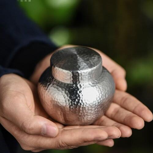 Round Travel Tea Container Box Sugar Bowl Weed Smell Proof Tea Coffee Canister Teaware Thee Blikjes Tea Organize BK50CY