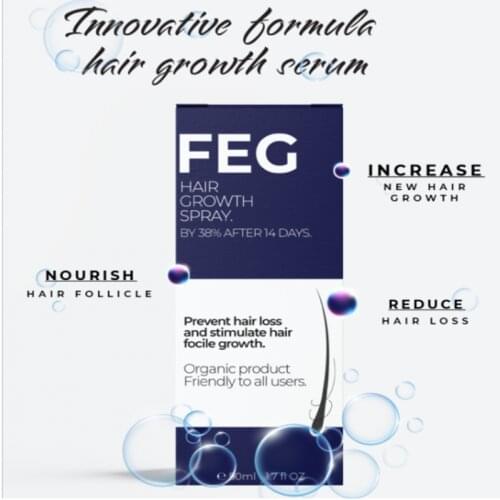 Best Hair Growth Products Hair Loss Treatment FEG Hair growth Spray 50ml