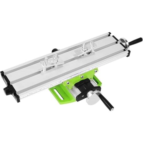 BG6300 Miniature Precision Multifunctional Milling Machine Bench Drill Vise Fixture Worktable X-Y Axis Coordinate Table