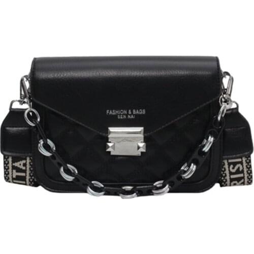 Fashion Luxury Crossbody Bags For Women Casual Messenger Bag Korean Version Design Leather Female Chain Shoulder Ladie Handbag