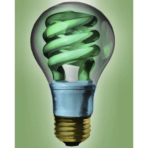 DIY Painting By Numbers Light Bulb Kit Oil Picture By Numbers Scenery Wall Art Painting on Canvas Home Decoration Gift