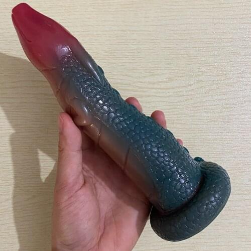 New Colorful Dildo Butt Plug Super Cool Animal Penis Thick Dildo Female Masturbation Sex Toys For Women Men Prostate Massager 18