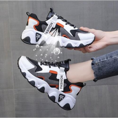 Fall 2021 lovers' shoes, daddy shoes, student board shoes, small white shoes, thick soles, casual board shoes, running shoes