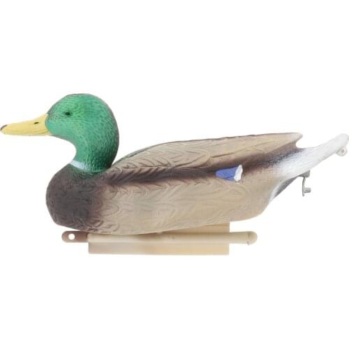 3D Lifelike Mallard Duck Decoy Floating Male Duck Hunting Animals Decoys Pool Ornaments Waterscape Landscaping Ornaments