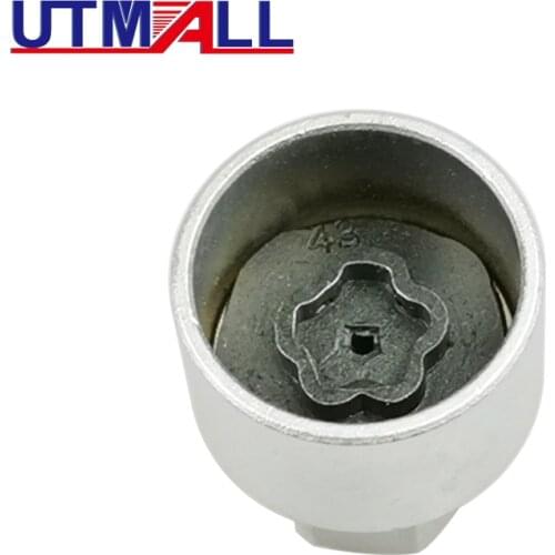 #43 Anti-Theft Screw Sleeve Removal Install For BMW Wheel Lock Lugnut Anti-Theft Screw Lug Nut Removal Key For BMW