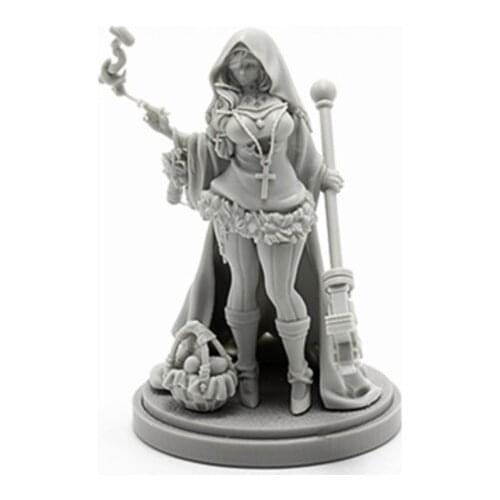 Special offer die-cast resin model KD 63 priestess resin white model free shipping