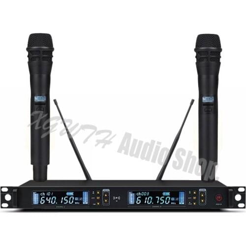U Segment Wireless Microphone One For Two Home Singing Karaoke Stage Performance Outdoor Microphone ktv Special