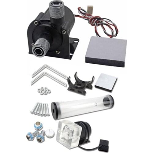 Dc12v Water Cooling Pump Diy Computer Water Cooler & 600L/H 19W Dc12v Cpu Cooling Heat Exchanger Water Pump Tank