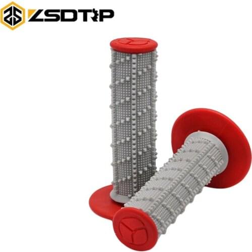 ZSDTRP-Motorcycle grips Motocross grip handle bar DIRT PIT BIKE MOTOCROSS 7/8" HANDLEBAR RUBBER Dual Density MX Grips