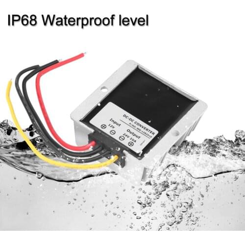 1 Piece IP68 Power Supply DC boost converter DC12V to 24V 10A 240W Step Up Converter Boost Electronic Voltage Regulator Module