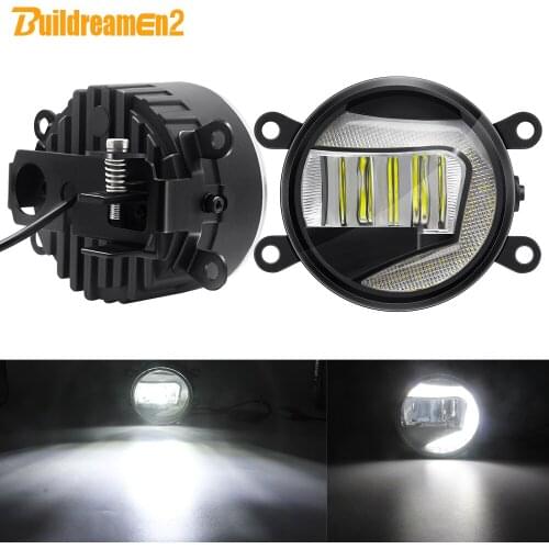 2IN1 Function Fog Light Assembly Daytime Running Light For Jaguar X-Type S-Type XK XJ X358 Car Right + Left LED Fog Lamp DRL 12V