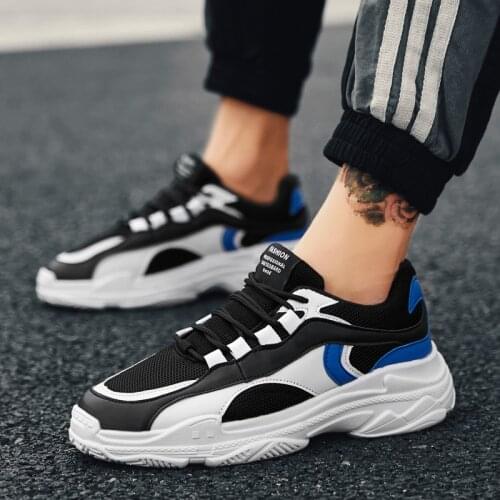 2019 Fashion Autumn Increasing Men Casual Shoes Hot Sale Dad Men sneakers Mesh Breathable Men Chunky Sneakers zapatos hombre
