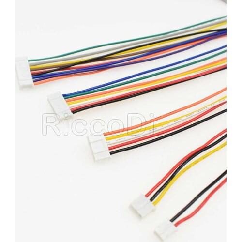 5-10pcs/lot JST 2.0mm PH 2.0 2/3/4/5/6/7/8/9/10 Pin Pitch Connector Plug Wire Cable 100MM Length 26AWG