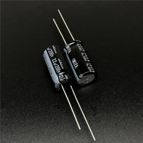 5Pcs/50pcs 22uF 200V NICHICON VZ Series 10x20mm Wide Temperature Range 200V22uF Aluminum Electrolytic Capacitor