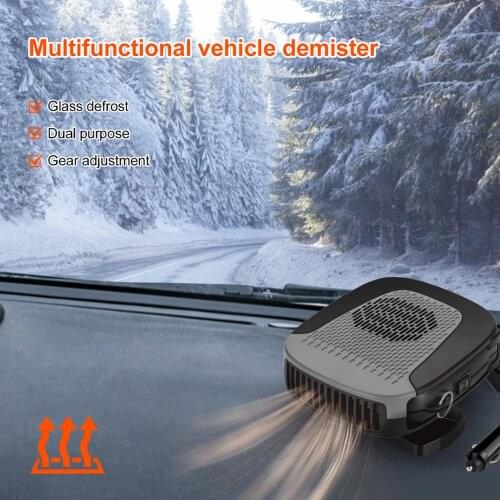 Top 2 in 1 Portable Fast Heating Car Heater Windsheild Defroster Windscreen Defogger Demister 12V 150W Plug in Cigarette Lighter