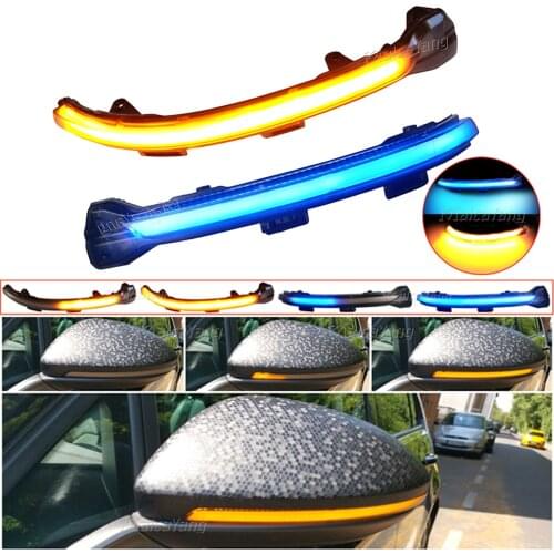 Flowing Water Blinker Side Mirror Flashing Light LED Dynamic Turn Signal Light For VW Golf 7 MK7 7.5 GTI R Sportsvan Touran L II