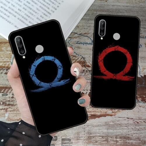 Phone Case For Huawei P20 P30 P40 P Smart Z + P10 Mate 30 10 20 Lite Pro Black Cover Hoesjes Trend Coque Tpu Shell God of War