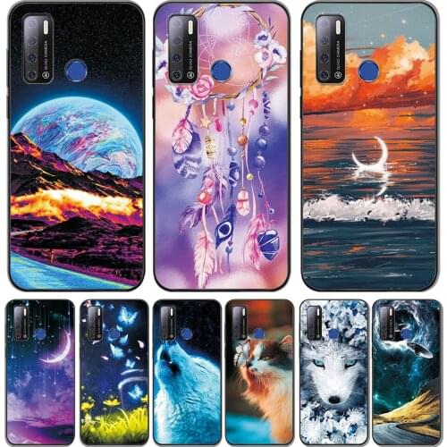 For Tecno Pouvoir 4 Case Cool Fashion Back Cover on Pouvoir 4 Silicone Soft Case For Tecno Pouvoir 4 Matte TPU Phone Shell Coque