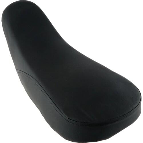Black Flat Tall Foam Seat Mountain Road Motorcycle Seat Saddle Cushion Fits for 50cc 70cc 90cc 110cc ATV