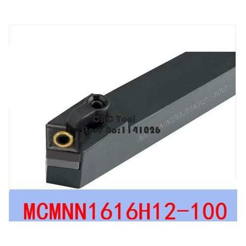MCMNN1616H12-100,40 degrees extermal turning tool Factory outlets, For CNMG1204 Insert the lather,boring bar,cnc,machine