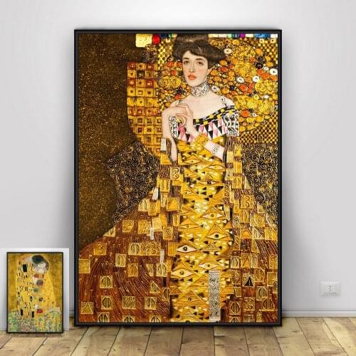 Gustav Klimt Canvas Painting Retro Famous Posters and Prints Cuadros Wall Art Pictures for Living Room Home Decoration Unframed