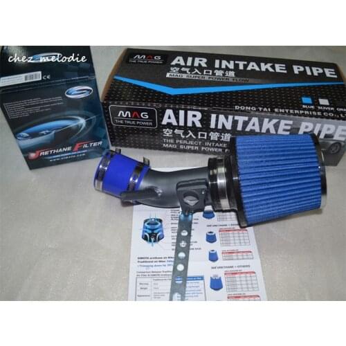 AIR INTAKE aluminium pipe kit+air filter for Toyota COROLLA 1.6 1.8, Levin, pls contact me for other car models