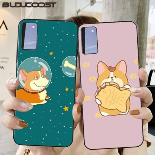 Cute cartoon corgi Phone Case for Samsung S6 S7 edge S8 S9 S20 S21 S30plus ultra S21/S30 S10-5G lite 2020 S10E