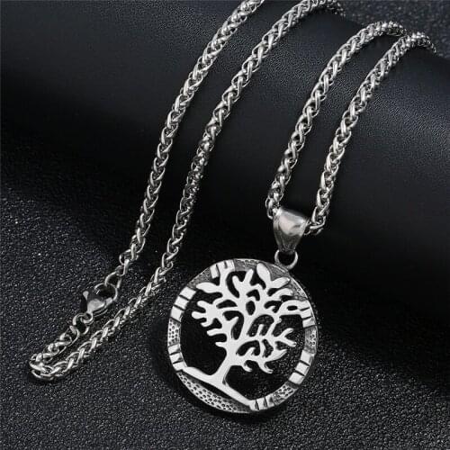 Fashion Tree of Life Pendant Necklace Vintage Life Tree Necklace Totem Religion Populares wedding Valentines Day Jewelry