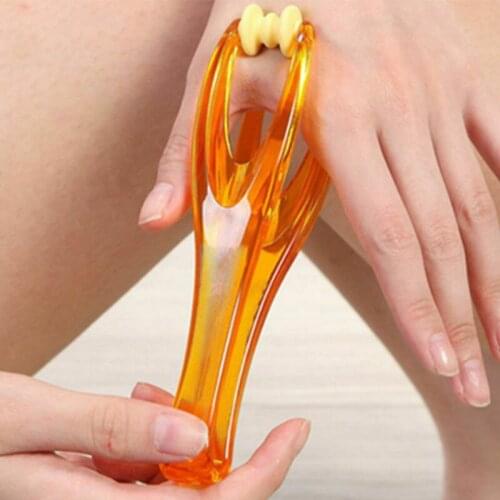 New Hand Finger Massager Relax Blood Hot Elastic Dual Roller Joint Massage Tools Face Lift Tools Mouth and ears Massage Tools