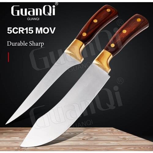Stainless Steel Cleaver Knife Boning Knife Slaughter Special Knives for Pigs and Sheep Fish Sharp Chef Knife Meat Cutting Knife