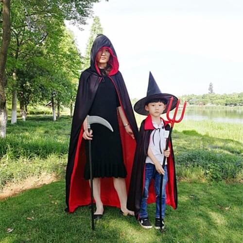 Halloween Clothes Halloween Decoration Cloak Childrens Adult Makeup Dress Cloak Costume Halloween Party Clothing