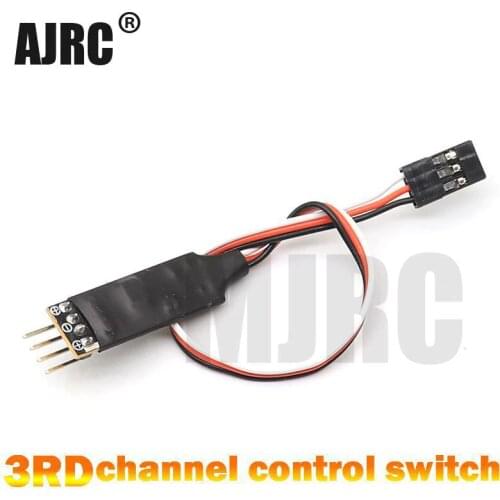 MJRC 3RD model car light 3 channel LED light switch panel system 3CH switch off remote control car light controller FUTABA TQI