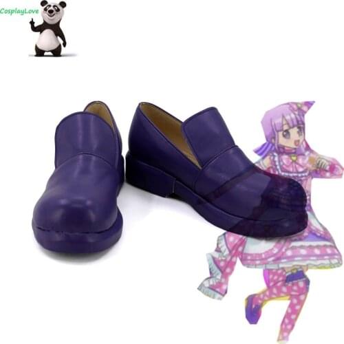 Pripara Manaka Non Purple Shoes Cosplay Long Boots Custom Made For Halloween Christmas