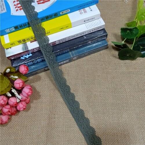 S1094 Width 2.5cm High Quality White Elastic Colorful Lace Ribbon Trims Lace Trim For DIY Crafts Material Gift Packing Lace