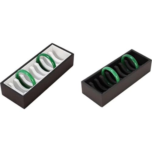 10 Slot Jewelry Display Box Bracelet Holder Organizer Anklet Storage Case Bangle Showcase