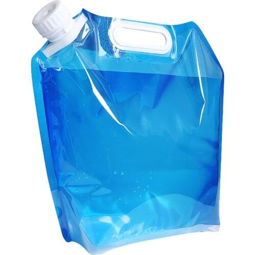 5L/10L Outdoor Camping Hiking Folding Water Bag Hydration Pack Storage Container