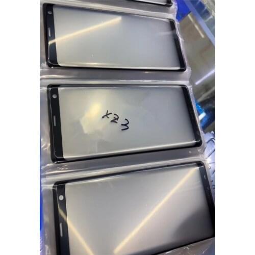 XZ 3 Outer Screen For Sony Xperia XZ3 Front Touch Panel LCD Display Out Glass Cover Lens Phone Repair Replace Parts