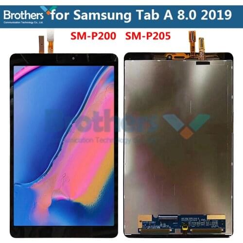 Tablet LCD Screen For Samsung Galaxy Tab A 8.0 2019 LCD Dispaly Assembly for SM-P200 P205 LCD Touch Panel Touch Screen Digitizer