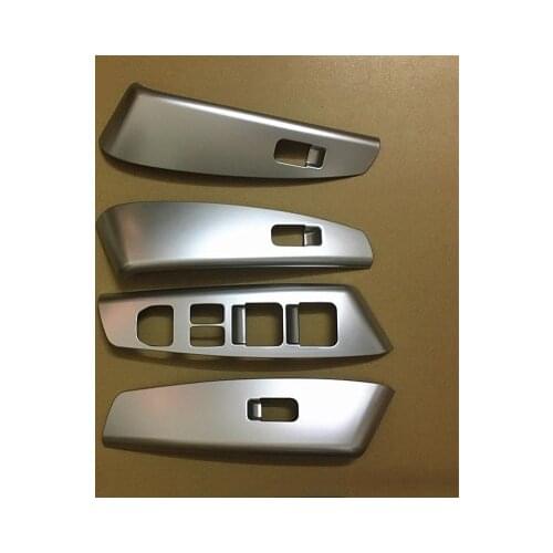4PC FIT FOR HYUNDAI 11-13 IX35 CHROME DOOR WINDOW SWITCH COVER TRIM INNER