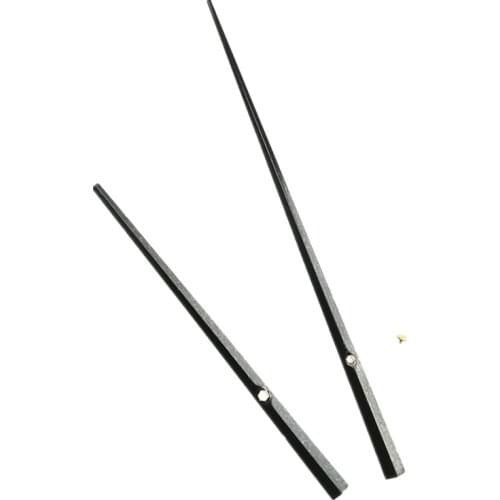 50PCS Long Black Metal Clock Hands with Second Cap DIY Your Large Wall Clock Accessories