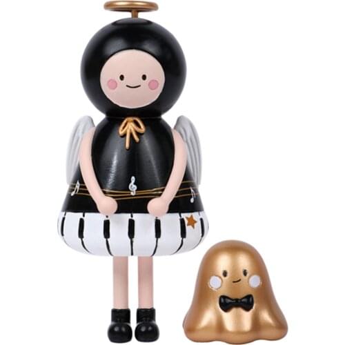 6Pcs/Set KOKI AND YOYO Sunny Doll Raincoat Music Doll Blind PVC Action Toys Model Anime Figura Collection Doll Kid Toys