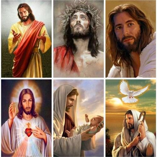 Diamond Painting New Religion Diamond Embroidery Sale Christian Jesus Pictures Of Rhinestones Full Mosaic Handicraft