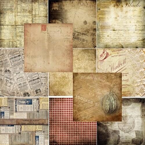 24Pcs/Lot Retro Material Papers DIY Scrapbooking Album Diary Gift Decorative Paper Scrapbooking Paper