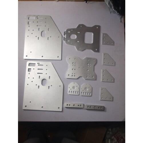 3d printer OX CNC machine parts CNC cut Aluminium Gantry plates kit angle joint plate back X axis/front plate 4-Wheel X Spacer